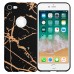 iPhone 7-8 Fırça Desen Silikon Arka Kapak Siyah