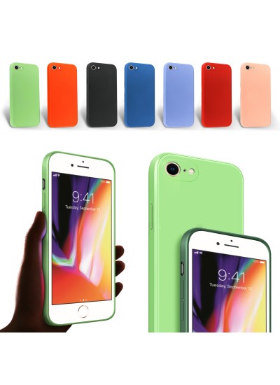 iPhone 7 / 8 Kılıf Kamera Korumalı Lansman Silikon Kapak