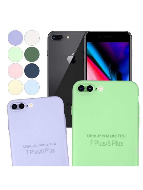 iPhone 7 Plus / 8 Plus Kılıf Kamera Korumalı Mat Ultra İnce Kapak…