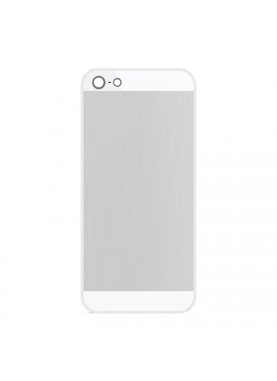 iPhone SE-5S-5 Koruyucu Metal Arka Kapak Beyaz