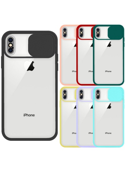 iPhone X / XS Kılıf Palm Kamera Koruma Kapaklı Silikon