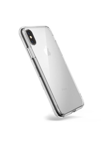 iPhone XS MAX Kılıf FitCase Toz Koruma Tıpalı Şeffaf Arka Kapak
