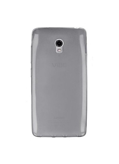 Lenovo Vibe P1 Kılıf Soft Silikon Şeffaf/Siyah Arka Kapak