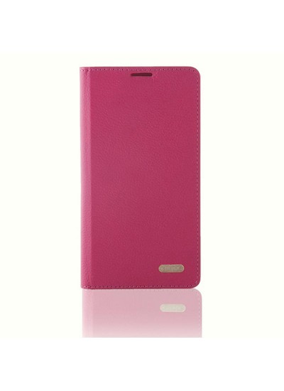 LG G2 D802 KAIYUE Standlı Deri Kılıf Kırmızı