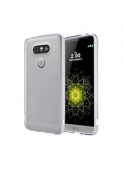 LG G5 Kılıf Soft Silikon Şeffaf Arka Kapak