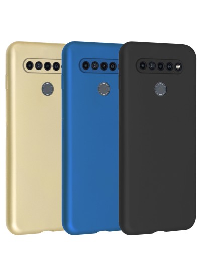 LG K61 (LMQ630) Kılıf FitCase PremiumS Silikon Arka Kapak