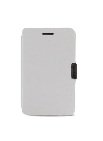 Lg L3 II E430 Mıknatıslı Flip Case Kılıf Beyaz