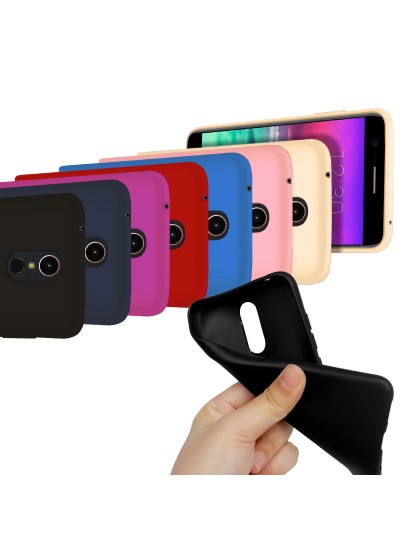 LG Q Stylus Plus Kılıf FitCase PremiumS Silikon Arka Kapak