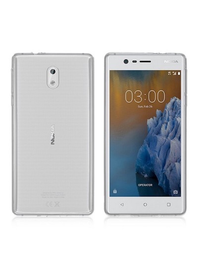 Nokia 3 Kılıf Soft Silikon Şeffaf Arka Kapak