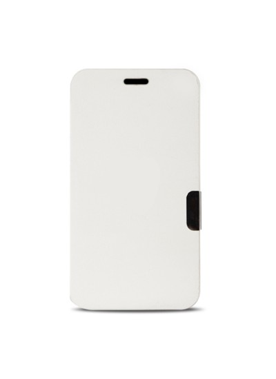 Nokia Lumia 620 Mıknatıslı Flip Case Kılıf Beyaz