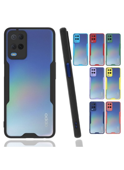 Oppo A54 Kılıf Platin Matte Silikon Arka Kapak