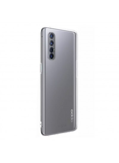 Oppo Reno 3 Pro Kılıf FitCase Toz Koruma Tıpalı Şeffaf Arka Kapak