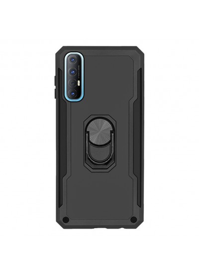 Oppo Reno 3 Pro Kılıf Panzer Ring Tam Koruma Arka Kapak