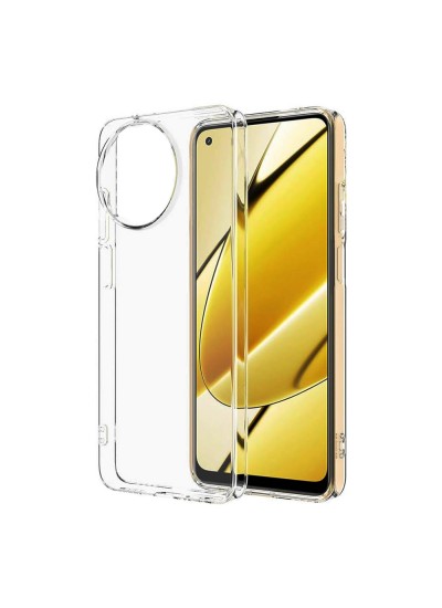 Realme 11 Kılıf Kamera Korumalı Silikon Şeffaf Arka Kapak