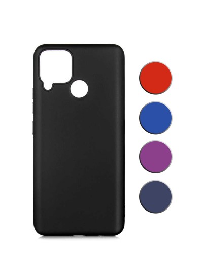 Realme C15 Kılıf FitCase PremiumS Silikon Arka Kapak Realme C15 Kılıf FitCase PremiumS Silikon Arka Kapak