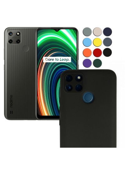 Realme C21Y / C25Y Kılıf Kamera Korumalı Lansman Silikon Kapak
