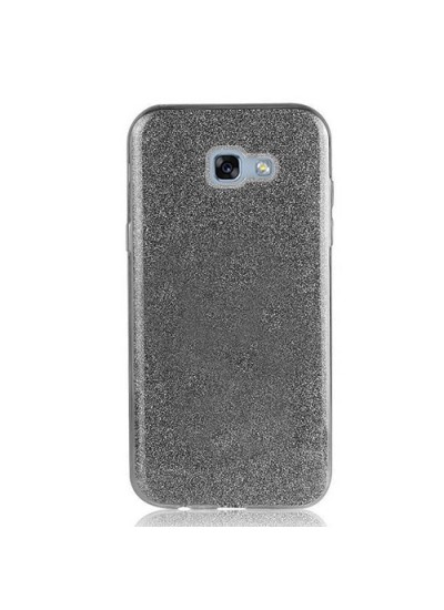 Samsung A3 2017 (A320) 3in1 Simli Silikon Arka Kapak Siyah