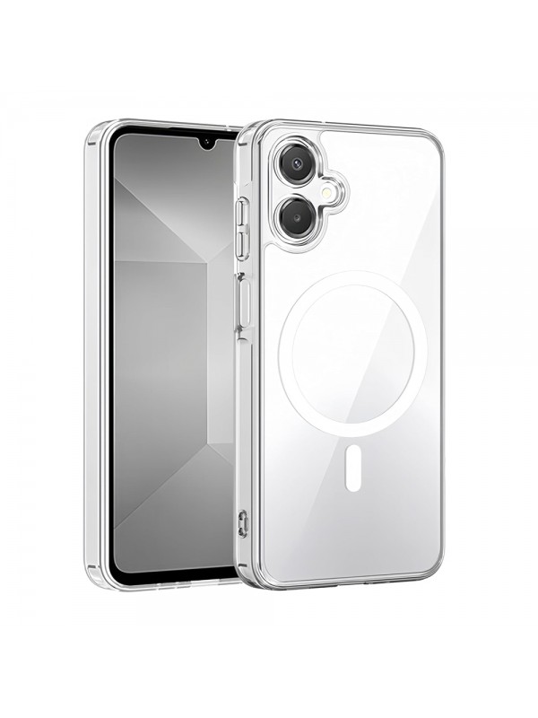 Samsung Galaxy A07 Kılıf Magsafe Özellikli Şeffaf Silikon Kapak…