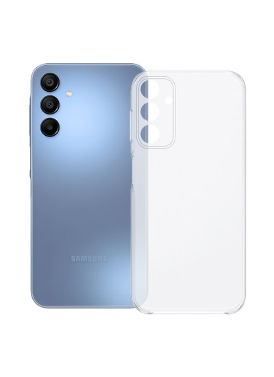 Samsung Galaxy A15 Kılıf Kamera Korumalı Silikon Şeffaf Arka Kapak