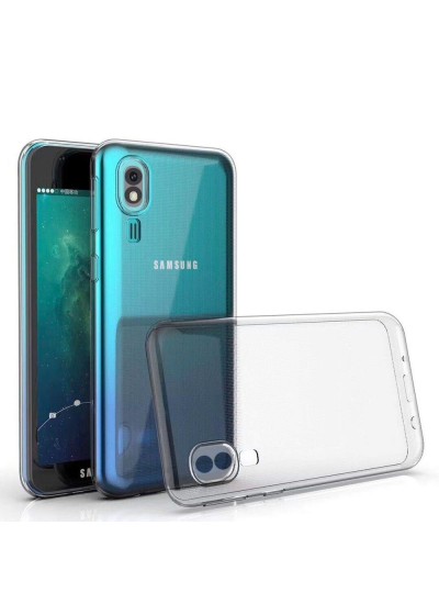 Samsung Galaxy A2 Core (A260) Kılıf FitCase Toz Koruma Tıpalı Şeffaf Arka Kapak