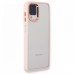Samsung Galaxy A22 Kılıf Luna Lens Kamera Çerçeveli Silikon Kapak