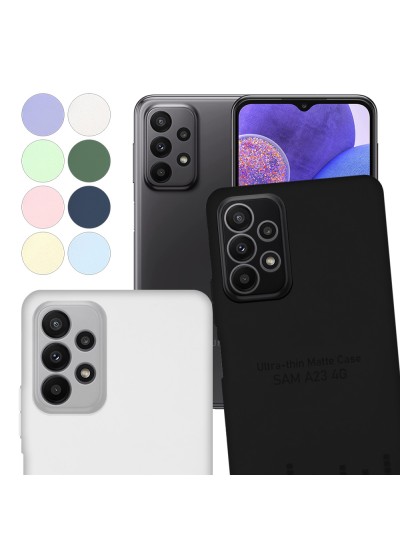 Samsung Galaxy A23 Kılıf Kamera Korumalı Mat Ultra İnce Kapak
