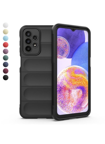 Samsung Galaxy A23 Kılıf Optimum Lens Çerçeveli Silikon Kapak