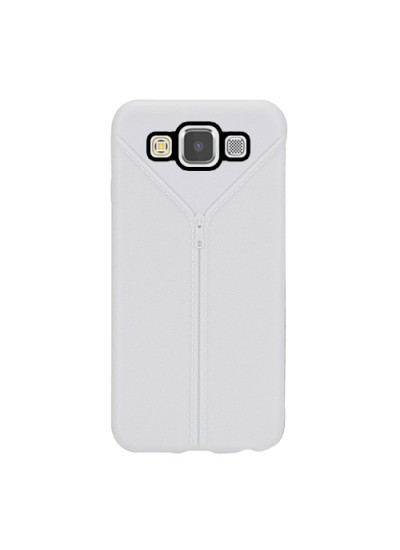 Samsung Galaxy A3 (A300) Zipper Serisi TPU Kapak Beyaz
