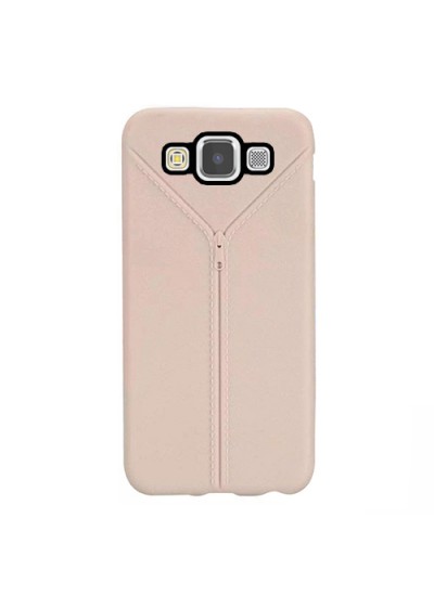 Samsung Galaxy A3 (A300) Zipper Serisi TPU Kapak Gold