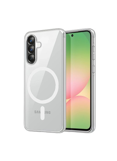 Samsung Galaxy A37 Kılıf Combo Seri Magsafe Özellikli Sararmaz Sert Şeffaf Kapak Samsung Galaxy A37 Kılıf Combo Seri Magsafe Özellikli Sararmaz Sert Şeffaf Kapak