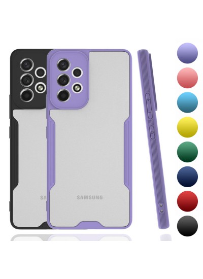 Samsung Galaxy A73 5G Kılıf Platin Matte Silikon Arka Kapak
