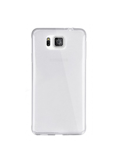 Samsung Galaxy Alpha (G850) Kılıf Soft Silikon Şeffaf Arka Kapak