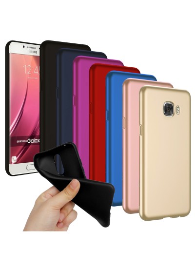 Samsung Galaxy C7 Pro (C7010) Kılıf FitCase PremiumS Silikon Arka Kapak