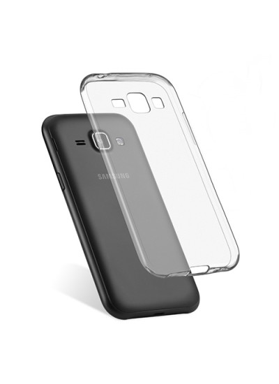 Samsung Galaxy J1 Ace (J110) Kılıf Soft Silikon Şeffaf Arka Kapak