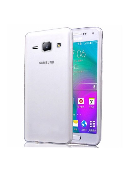 Samsung Galaxy J2 (J200) Color Curve Silikon Arka Kapak / Kılıf Şeffaf