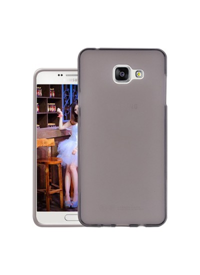 Samsung Galaxy J3 (J300) Kılıf Soft Silikon Şeffaf-Siyah Arka Kapak