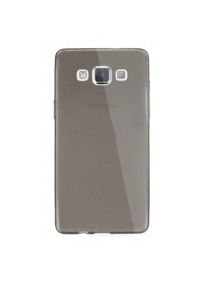 Samsung Galaxy J3 Pro (J330) Kılıf Soft Silikon Şeffaf-Siyah Arka Kapak