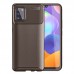 Samsung Galaxy M31s (M317) Kılıf Focus Carbon Desen Silikon Arka Kapak