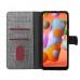 Samsung Galaxy Note 10 (N970) Kılıf FitCase Fabric Kapaklı Cüzdanlı