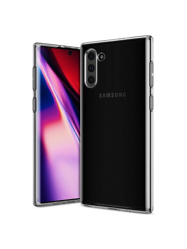 Samsung Galaxy Note 10 (N970) Kılıf FitCase Toz Koruma Tıpalı Şeffaf …