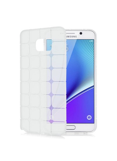 Samsung Galaxy Note 5 N920 Plaid Silikon Arka Kapak Şeffaf