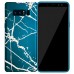 Samsung Galaxy Note 8 (N950) Fırça Desen Silikon Arka Kapak Mavi
