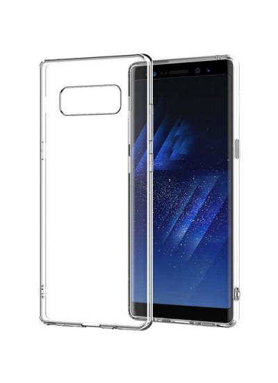 Samsung Galaxy Note 8 (N950) Kılıf Soft Silikon Şeffaf Arka Kapak