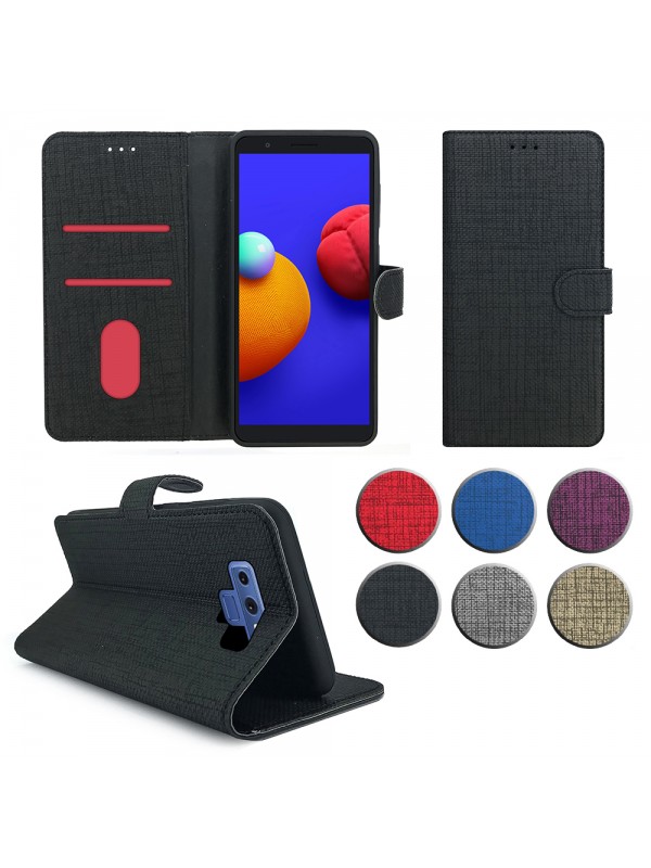 Samsung Galaxy Note 9 (N960) Kılıf FitCase Fabric Kapaklı Cüzdanlı…