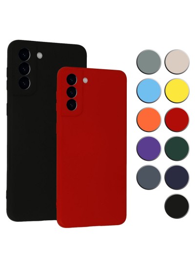 Samsung Galaxy S21 Plus Kılıf Kamera Korumalı Lansman Silikon Kapak