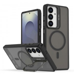 Samsung Galaxy S24 FE Kılıf Armor Seri Magsafe Uyumlu Stand Özellikli Kamera Lensli Kapak