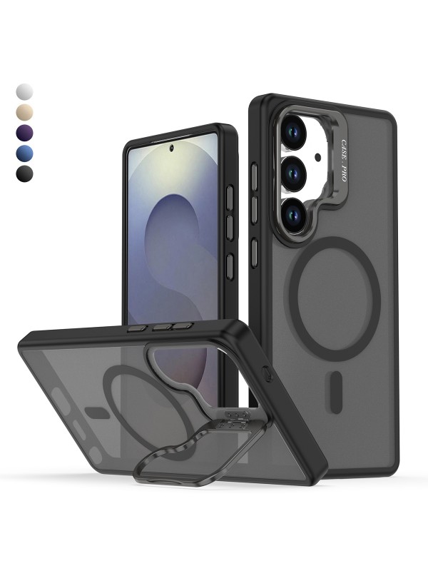 Samsung Galaxy S25 Kılıf Armor Seri Magsafe Uyumlu Stand Özell&hellip;