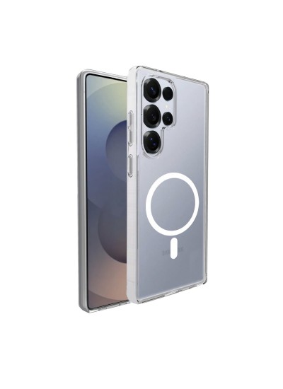 Samsung Galaxy S25 Ultra Kılıf Combo Seri Magsafe Sert Şeffaf Kapak
