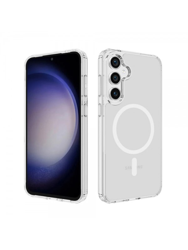 Samsung Galaxy S26 Kılıf Magsafe Özellikli Şeffaf Silikon Kapak&hellip;