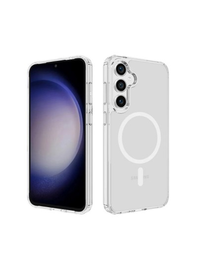 Samsung Galaxy S26 Plus Kılıf Magsafe Özellikli Şeffaf Silikon Kapak